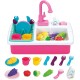 Kids Kitchen Play Sink Toy Set with Cutlery Scrubbing Accessories and Fruit Vegetable Cutting Toys, Automatic Water Circulation Large Storage Box, Christmas Birthday Gift for Kids Boys and Girls Kids Kitchen Play Sink Toy Set with Cutlery Scrubbing Accessories and Fruit Vegetable Cutting Toys, Automatic Water Circulation Large Storage Box, Christmas Birthday Gift for Kids Boys and Girls