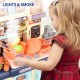 Kitchen Playset with Realistic Steam & Light,Pretend kitchen Play Food Toys, 39 PCS Kitchen Accessories Set Toy, Mini Kitchen Set for Kids, for 3+ Year Old Boys and Girls Kitchen Playset with Realistic Steam & Light,Pretend kitchen Play Food Toys, 39 PCS Kitchen Accessories Set Toy, Mini Kitchen Set for Kids, for 3+ Year Old Boys and Girls
