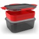 M-Design Lunch Set - 1.1L Box, 500ml Water Bottle & 3pc. Cutlery Black 75089 M-Design Lunch Set - 1.1L Box, 500ml Water Bottle & 3pc. Cutlery Black 75089