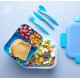 M-Design Lunch Set - 1.1L Box, 500ml Water Bottle & 3pc. Cutlery Black 75089 M-Design Lunch Set - 1.1L Box, 500ml Water Bottle & 3pc. Cutlery Black 75089