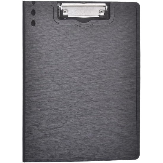 Sema Plastic Vertical Clipboard with Cover Size 23,5 * 31,5cm - Black Sema Plastic Vertical Clipboard with Cover Size 23,5 * 31,5cm - Black