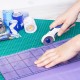 sourcing map Cutting Mat & Metal Ruler Set A4 12 x 9 Inches Purple Sewing Mat 12 Inch 30 cm 0.8 mm Thick Metric British Systems Stainless Steel Ruler Double Sided for Cutting Measuring sourcing map Cutting Mat & Metal Ruler Set A4 12 x 9 Inches Purple Sewing Mat 12 Inch 30 cm 0.8 mm Thick Metric British Systems Stainless Steel Ruler Double Sided for Cutting Measuring