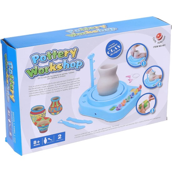 Cute Sunlight 401 Pottery Wheel Workshop Set - Multi Color Cute Sunlight 401 Pottery Wheel Workshop Set - Multi Color