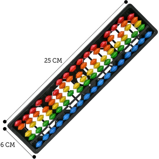 Educational Abacus 17 Rod Abacus Tool for Kids to Enhance Their Counting Skills and Mathematics Multicolor (17 Rod Multi Colour) Educational Abacus 17 Rod Abacus Tool for Kids to Enhance Their Counting Skills and Mathematics Multicolor (17 Rod Multi Colour)
