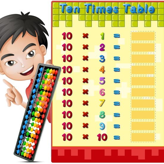 Educational Abacus 17 Rod Abacus Tool for Kids to Enhance Their Counting Skills and Mathematics Multicolor (17 Rod Multi Colour) Educational Abacus 17 Rod Abacus Tool for Kids to Enhance Their Counting Skills and Mathematics Multicolor (17 Rod Multi Colour)
