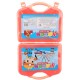 Generic Carpenter tool box toy, 13 pieces - orange Generic Carpenter tool box toy, 13 pieces - orange
