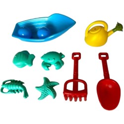 Sea Boat Toy with Assorted Tools Set, Summer Toys (Multicolor)