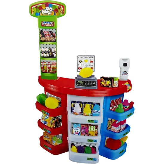Kid's Role Play Shop Stall Pretend Grocery Supermarket Play Set Kid's Role Play Shop Stall Pretend Grocery Supermarket Play Set