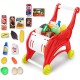 LUCHONG Shopping Trolley Mini Toys for Children Fruit and Vegetable Games Food for Boys Girls Boys Birthday, Pink LUCHONG Shopping Trolley Mini Toys for Children Fruit and Vegetable Games Food for Boys Girls Boys Birthday, Pink