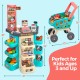 MEDca Kids Play Supermarket Set with Scanner - Pretend Play Grocery Shop Set - 47 Piece Complete Playset with Cash Register Credit Card Machine Scanner Shop Trolley and Food Gift for Boys and Girls MEDca Kids Play Supermarket Set with Scanner - Pretend Play Grocery Shop Set - 47 Piece Complete Playset with Cash Register Credit Card Machine Scanner Shop Trolley and Food Gift for Boys and Girls