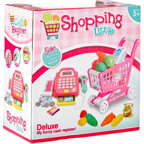 Shunkai SK71B Shopping Cart with Cash Register for Girls - Multi Color Shunkai SK71B Shopping Cart with Cash Register for Girls - Multi Color