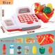 TOEY PLAY 39PCS Children's Cash Register Toy with Scanner, Microphone, Real Calculator, Sound and Light, Food Toys, Supermarket, Merchant Games Gifts for Children 3+ Years TOEY PLAY 39PCS Children's Cash Register Toy with Scanner, Microphone, Real Calculator, Sound and Light, Food Toys, Supermarket, Merchant Games Gifts for Children 3+ Years