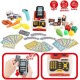 deAO Supermarket Kids Playset with Shopping Cart and Over 20 Game Accessories Included (Red) deAO Supermarket Kids Playset with Shopping Cart and Over 20 Game Accessories Included (Red)