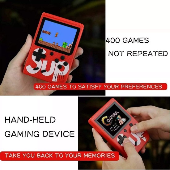 AWH SUP Game Box Plus 400 in 1 Retro Games UPGRADED VERSION mini Portable Console Handheld Gift By PRIME TECH ™ (Blue) AWH SUP Game Box Plus 400 in 1 Retro Games UPGRADED VERSION mini Portable Console Handheld Gift By PRIME TECH ™ (Blue)