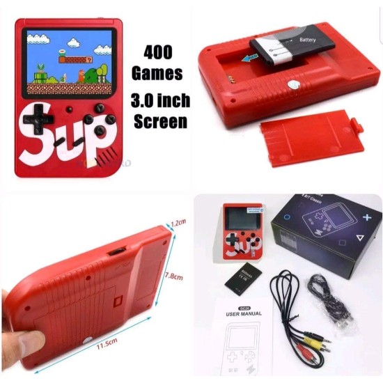 Handheld Game Console for Children, Built-in 400 Games, with 3.0 Inch LCD Display. Handheld Game Console for Children, Built-in 400 Games, with 3.0 Inch LCD Display.