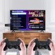 YUYUE Wireless Retro Game Console, Plug and Play Video Game Stick Built in 10000+ Games,9 Classic Emulators, 4K High Definition HDMI Output for TV with Dual 2.4G Wireless Controllers(64G) YUYUE Wireless Retro Game Console, Plug and Play Video Game Stick Built in 10000+ Games,9 Classic Emulators, 4K High Definition HDMI Output for TV with Dual 2.4G Wireless Controllers(64G)