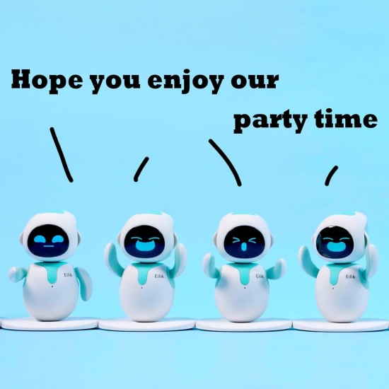 FASTRON Eilik- A Desktop Companion Robot with Emotional Intelligence, Your Perfect Interactive Companion at Home or Workspace. Cute Robot Pets, Unique Gift for Kids, Girls & Boys (White Pink) FASTRON Eilik- A Desktop Companion Robot with Emotional Intelligence, Your Perfect Interactive Companion at Home or Workspace. Cute Robot Pets, Unique Gift for Kids, Girls & Boys (White Pink)