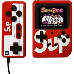 Generic Retro Mini Handheld Video Game Console Player Gameboy Built-in 400 (Red)