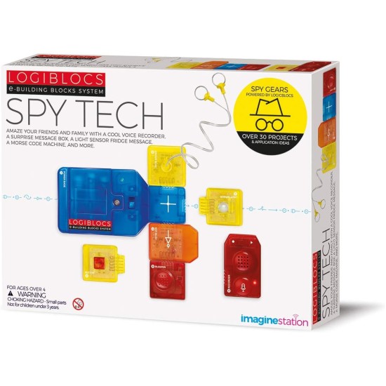 4M 406805 Logiblocs Spy Tech (Medium), White 4M 406805 Logiblocs Spy Tech (Medium), White