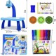 BAKAM Drawing Projector Table for Kids, Trace and Draw Projector Toy with Light & Music, Child Smart Projector Sketcher Desk, Learning Projection Painting Machine for Boy Girl 3-8 Years Old (Blue) BAKAM Drawing Projector Table for Kids, Trace and Draw Projector Toy with Light & Music, Child Smart Projector Sketcher Desk, Learning Projection Painting Machine for Boy Girl 3-8 Years Old (Blue)