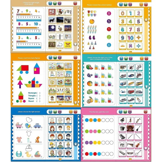 ESnipe Mart Interactive E Learning Children Book Musical English Educational Phonetic Learning Book for 3+ Years ( Multicolor ) ESnipe Mart Interactive E Learning Children Book Musical English Educational Phonetic Learning Book for 3+ Years ( Multicolor )