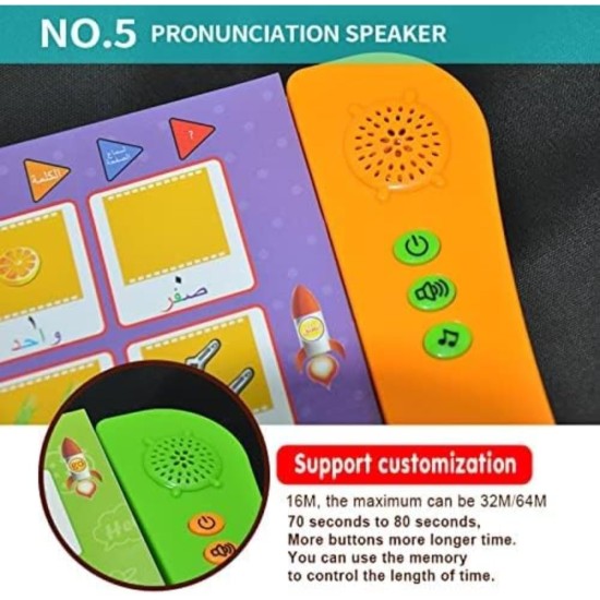 Fantastic-Kids-Toys Educational Book for Kids Arabic Language, Letters, Numbers, Colors, Shapes, Learn to Write, Read and Hear, Interactive Books, Gift for Kids Fantastic-Kids-Toys Educational Book for Kids Arabic Language, Letters, Numbers, Colors, Shapes, Learn to Write, Read and Hear, Interactive Books, Gift for Kids