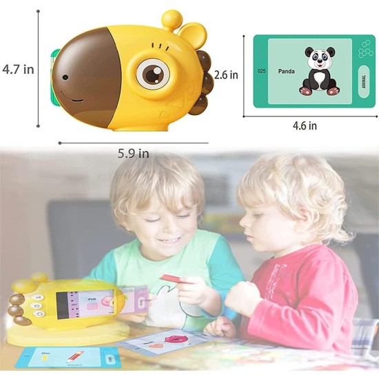ELECDON Flash Cards Machine, ELECDON 120 Words, 9 Themes, 60Pcs Double Sided Card, Kids Preschool Flash Cards Machine with Number Shapes Animals ABC Letters Fruits Color, Gifts for Ages 2 to 6 Kids ELECDON Flash Cards Machine, ELECDON 120 Words, 9 Themes, 60Pcs Double Sided Card, Kids Preschool Flash Cards Machine with Number Shapes Animals ABC Letters Fruits Color, Gifts for Ages 2 to 6 Kids