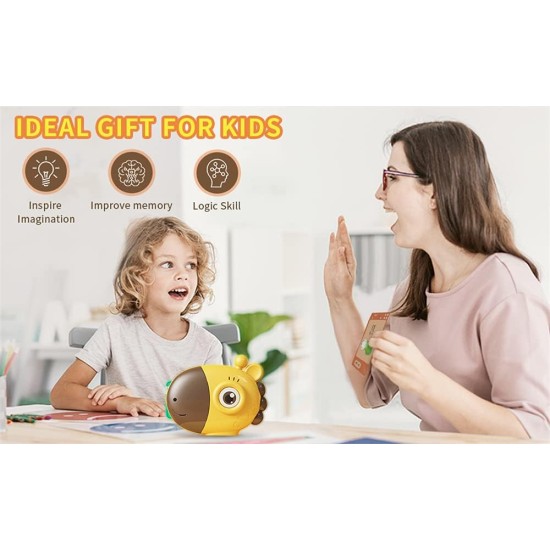 ELECDON Flash Cards Machine, ELECDON 120 Words, 9 Themes, 60Pcs Double Sided Card, Kids Preschool Flash Cards Machine with Number Shapes Animals ABC Letters Fruits Color, Gifts for Ages 2 to 6 Kids ELECDON Flash Cards Machine, ELECDON 120 Words, 9 Themes, 60Pcs Double Sided Card, Kids Preschool Flash Cards Machine with Number Shapes Animals ABC Letters Fruits Color, Gifts for Ages 2 to 6 Kids