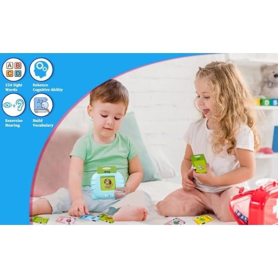 Educational Card Device,112 Talking Flash Cards, Learning Resource Electronic Interactive Toys for 2-4 Year Old Boys Girls Toddlers Kids Birthday Gifts Educational Card Device,112 Talking Flash Cards, Learning Resource Electronic Interactive Toys for 2-4 Year Old Boys Girls Toddlers Kids Birthday Gifts