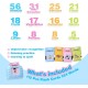 Educational Toys for 2 3 4 Years Old 112 Talking Baby Flash Cards,Boys 2-6 Years 224 Words Audible Baby Speech Therapy Toys Autism Toys for Girls Birthday Gifts for Kids (Blue_112 Cards(224 Words))