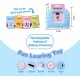 Educational Toys for 2 3 4 Years Old 112 Talking Baby Flash Cards,Boys 2-6 Years 224 Words Audible Baby Speech Therapy Toys Autism Toys for Girls Birthday Gifts for Kids (Blue_112 Cards(224 Words))