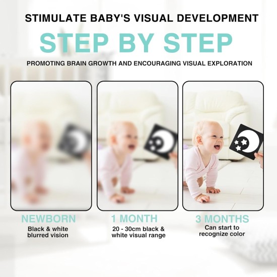 Fadcaer Baby Sensory Cards,72 Pictures Baby Flash Cards Early Educational Toys,Black and White Colorful High Contrast Card for Newborn 0 3 6 12 36 Months Christmas Baby Shower Birthday Gifts (6-12) Fadcaer Baby Sensory Cards,72 Pictures Baby Flash Cards Early Educational Toys,Black and White Colorful High Contrast Card for Newborn 0 3 6 12 36 Months Christmas Baby Shower Birthday Gifts (6-12)