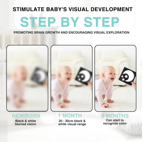 Fadcaer Baby Sensory Cards,72 Pictures Baby Flash Cards Early Educational Toys,Black and White Colorful High Contrast Card for Newborn 0 3 6 12 36 Months Christmas Baby Shower Birthday Gifts (6-12) Fadcaer Baby Sensory Cards,72 Pictures Baby Flash Cards Early Educational Toys,Black and White Colorful High Contrast Card for Newborn 0 3 6 12 36 Months Christmas Baby Shower Birthday Gifts (6-12)