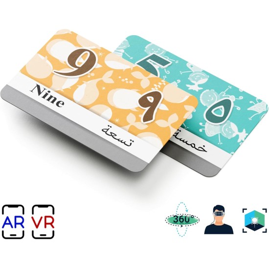 Flash Cards - Augmented Reality - Arabic Numerals Flash Cards - Augmented Reality - Arabic Numerals