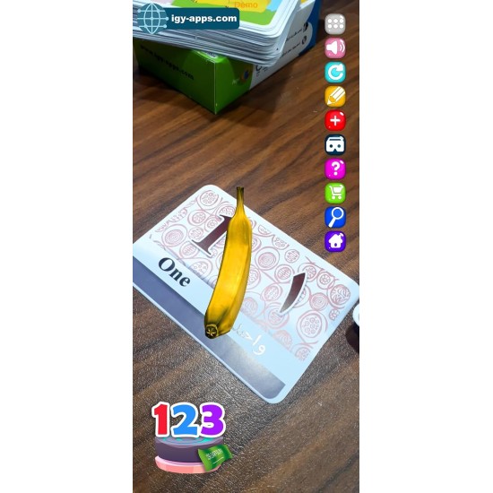Flash Cards - Augmented Reality - Arabic Numerals Flash Cards - Augmented Reality - Arabic Numerals