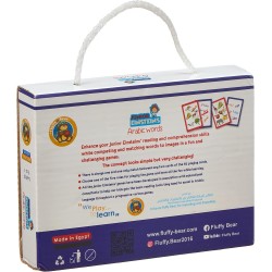 Fluffy Bear GA-3007 Arabic Words Cards Game - Multi Color