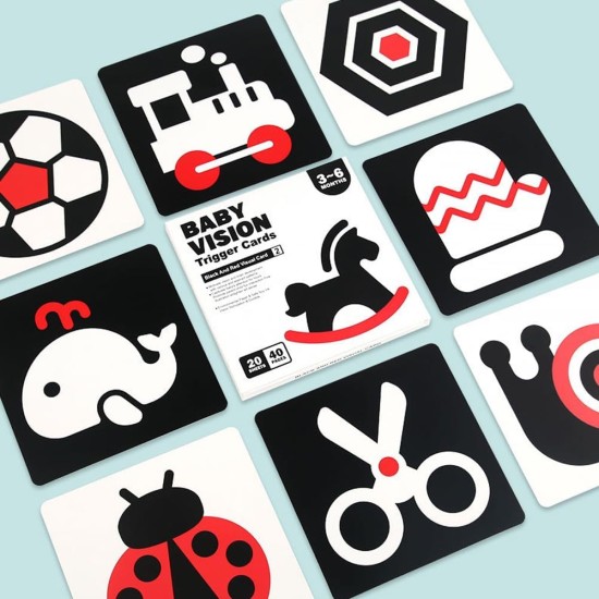 FralnFit Black and White Sensory Toys, High Contrast Baby Cards, Sensory Cards for Babies 0-3 Months, Fun Baby Flash Cards for Visual Stimulation Early Education, Infant Newborn Essentials Gifts FralnFit Black and White Sensory Toys, High Contrast Baby Cards, Sensory Cards for Babies 0-3 Months, Fun Baby Flash Cards for Visual Stimulation Early Education, Infant Newborn Essentials Gifts