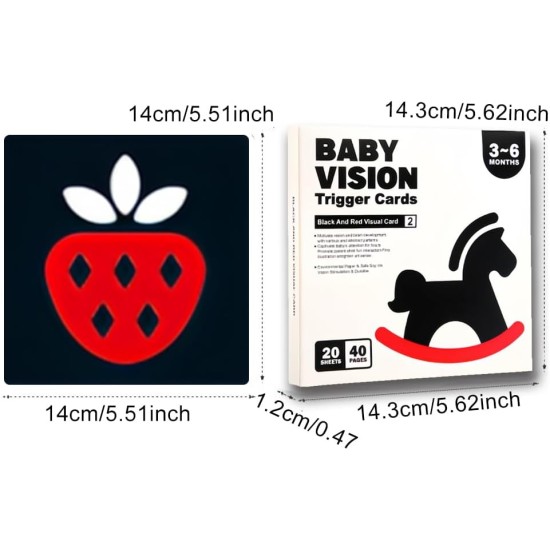 FralnFit Black and White Sensory Toys, High Contrast Baby Cards, Sensory Cards for Babies 0-3 Months, Fun Baby Flash Cards for Visual Stimulation Early Education, Infant Newborn Essentials Gifts FralnFit Black and White Sensory Toys, High Contrast Baby Cards, Sensory Cards for Babies 0-3 Months, Fun Baby Flash Cards for Visual Stimulation Early Education, Infant Newborn Essentials Gifts