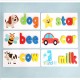 Guarboo Wooden Word Spelling Game Children's Toy Jigsaw Flash Card to Recognize Reading and Spelling Matching Word Letters Guarboo Wooden Word Spelling Game Children's Toy Jigsaw Flash Card to Recognize Reading and Spelling Matching Word Letters