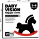 Large Size Flash Cards for Kids Skills Development - Perfect Newborn Baby Toys and Gifts, Contrast Color - Sensory Cards for Kids Visual and Intellectual Stimulation (White Black Red 3:6)