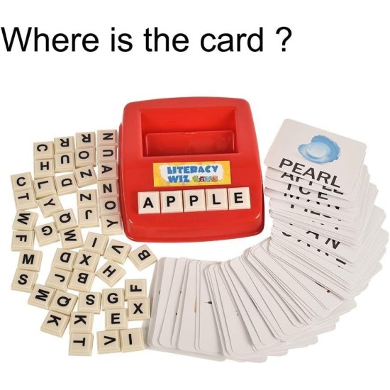 Literacy Fun Game Matching Letter Game, 60 Flash Cards English Word Spelling Memory Puzzle Board Sight Words Preschooler Language Learning Educational Toys Literacy Fun Game Matching Letter Game, 60 Flash Cards English Word Spelling Memory Puzzle Board Sight Words Preschooler Language Learning Educational Toys