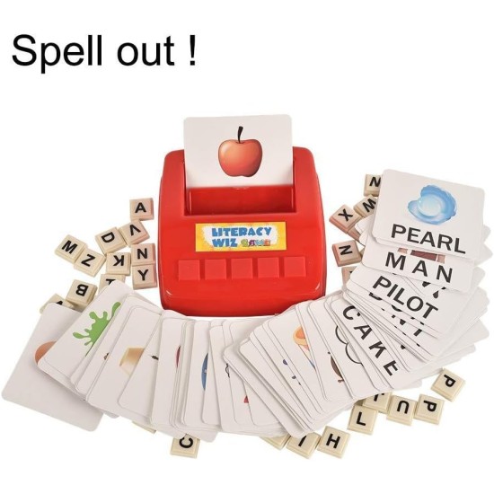 Literacy Fun Game Matching Letter Game, 60 Flash Cards English Word Spelling Memory Puzzle Board Sight Words Preschooler Language Learning Educational Toys Literacy Fun Game Matching Letter Game, 60 Flash Cards English Word Spelling Memory Puzzle Board Sight Words Preschooler Language Learning Educational Toys