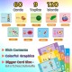 PATPAT® Flash Cards for Kids,Educational Toys for Kids,English Words Learning Machine for Kids,Gifts for Preschool Kids Boys Girls Toddlers - 60 Cards 120 Words 9 Sorts of Daily Words-Giraffe PATPAT® Flash Cards for Kids,Educational Toys for Kids,English Words Learning Machine for Kids,Gifts for Preschool Kids Boys Girls Toddlers - 60 Cards 120 Words 9 Sorts of Daily Words-Giraffe