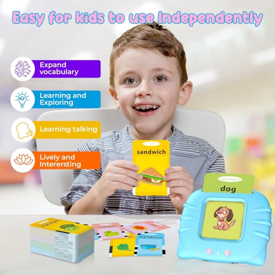 QuTZ Toddler Toys for 2 3 4 5 Year Old Boys and Girls, Autism Sensory Toys for Autistic Children, Learning Montessori Toys for 2 Year Old, Speech Therapy Toys, 224 Sight Words Talking Flash Cards QuTZ Toddler Toys for 2 3 4 5 Year Old Boys and Girls, Autism Sensory Toys for Autistic Children, Learning Montessori Toys for 2 Year Old, Speech Therapy Toys, 224 Sight Words Talking Flash Cards