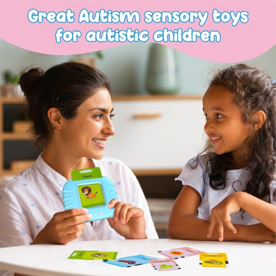 QuTZ Toddler Toys for 2 3 4 5 Year Old Boys and Girls, Autism Sensory Toys for Autistic Children, Learning Montessori Toys for 2 Year Old, Speech Therapy Toys, 224 Sight Words Talking Flash Cards QuTZ Toddler Toys for 2 3 4 5 Year Old Boys and Girls, Autism Sensory Toys for Autistic Children, Learning Montessori Toys for 2 Year Old, Speech Therapy Toys, 224 Sight Words Talking Flash Cards