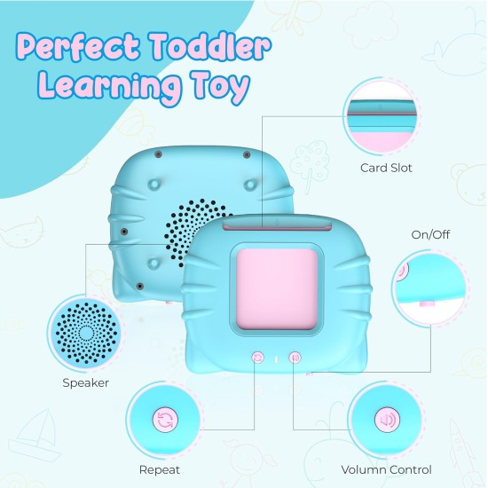 QuTZ Toddler Toys for 2 3 4 5 Year Old Boys and Girls, Autism Sensory Toys for Autistic Children, Learning Montessori Toys for 2 Year Old, Speech Therapy Toys, 224 Sight Words Talking Flash Cards QuTZ Toddler Toys for 2 3 4 5 Year Old Boys and Girls, Autism Sensory Toys for Autistic Children, Learning Montessori Toys for 2 Year Old, Speech Therapy Toys, 224 Sight Words Talking Flash Cards