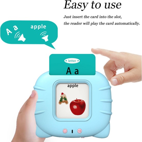 Startcan Talking Flash Cards for Toddlers 1 2 3 4 5, Speech Therapy Toys Autism Toys, ABC 123 Sight Words Etc - 255 Cards-510 Sides, Educational Learning Interactive Toys with Giftable Package Startcan Talking Flash Cards for Toddlers 1 2 3 4 5, Speech Therapy Toys Autism Toys, ABC 123 Sight Words Etc - 255 Cards-510 Sides, Educational Learning Interactive Toys with Giftable Package