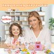 Talking Flash Cards Learning Toys for Toddlers 1-6 Year Old,British English, 384 Words, Audible Educational Toys, Preschool Learning Resource Electronic Interactive Toy Birthday Gifts for Kids-Pink
