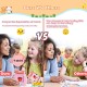 Talking Flash Cards Learning Toys for Toddlers 1-6 Year Old,British English, 384 Words, Audible Educational Toys, Preschool Learning Resource Electronic Interactive Toy Birthday Gifts for Kids-Pink
