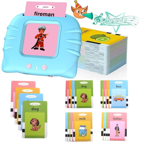 Talking Flash Cards,112 PCS Audible Flash Cards Toy with Sound Effects for 2 3 4 5 Years Old Kids, Educational Learning Resource Electronic Interactive Toys Birthday Gift for 2-5 Year Old Kids Talking Flash Cards,112 PCS Audible Flash Cards Toy with Sound Effects for 2 3 4 5 Years Old Kids, Educational Learning Resource Electronic Interactive Toys Birthday Gift for 2-5 Year Old Kids